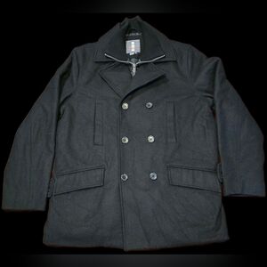 Jeans By Buffalo Men's XL, Black Peacoat Wool Blend: Y2k, Streetwear, Classic